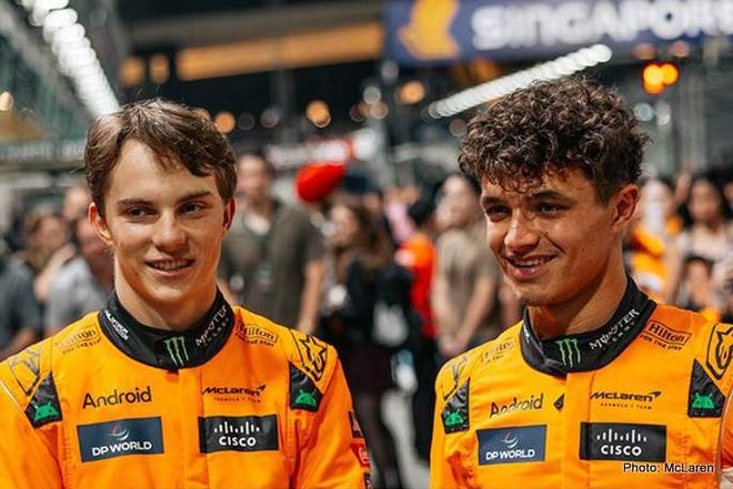 迈凯伦横扫红牛二队,诺里斯带队取胜 迈凯伦横扫红牛二队,诺里斯带队取胜